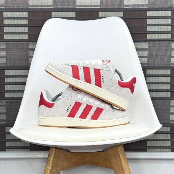 ADIDAS CAMPUS 00s “CRYSTAL WHITE BETTER SCARLET - Image 2